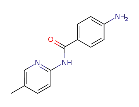 Molecular Structure of 17710-08-6 (4-Amino-N-(5-methyl-2-pyridyl)benzamide)