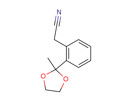 Benzeneacetonitrile, 2-(2-methyl-1,3-dioxolan-2-yl)-