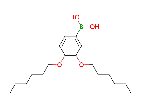 Molecular Structure of 200959-52-0 (Boronic acid, [3,4-bis(hexyloxy)phenyl]-)