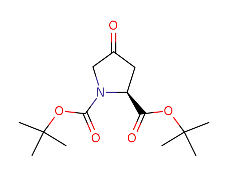 Molecular Structure of 166410-05-5 (BOC-4-OXO-L-PROLINE TERT-BUTYL ESTER)