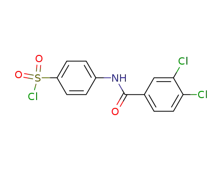 Molecular Structure of 89564-67-0 (Benzenesulfonyl chloride, 4-[(3,4-dichlorobenzoyl)amino]-)