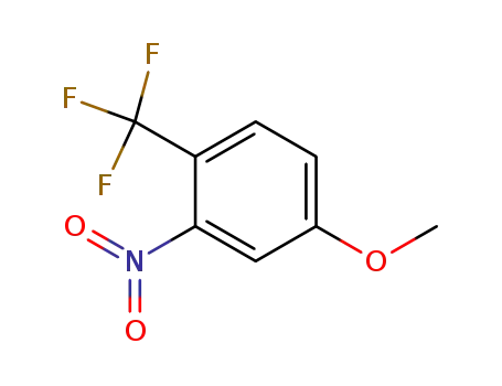 Molecular Structure of 25889-37-6 (4-methoxy-2-nitro-1-(trifluoromethyl)benzene)