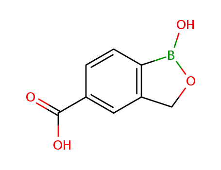 Molecular Structure of 1801711-87-4 (1-hydroxy-1,3-dihydrobenzo[c][1,2]oxaborole-5-carboxylic acid)