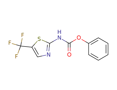 Molecular Structure of 1245738-93-5 (phenyl (5-(trifluoromethyl)thiazol-2-yl)carbamate)