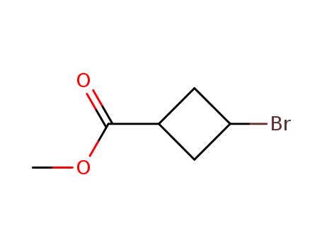 Molecular Structure of 4935-00-6 (Methyl 3-broMocyclobutane-1-carboxylate)