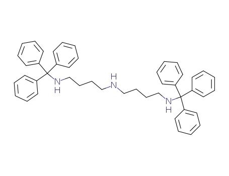 Molecular Structure of 622839-31-0 (<i>N</i>-trityl-<i>N</i>'-[4-(trityl-amino)-butyl]-butane-1,4-diamine)