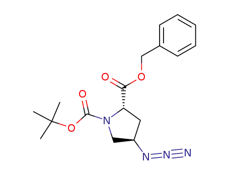 1,2-Pyrrolidinedicarboxylic acid, 4-azido-, 1-(1,1-dimethylethyl)
2-(phenylmethyl) ester, (2S,4R)-