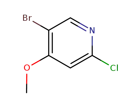 Molecular Structure of 880870-13-3 (5-BROMO-2-CHLORO-4-METHOXYPYRIDINE)