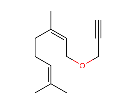 Molecular Structure of 33470-50-7 ((Z)-3,7-dimethyl-1-(prop-2-yn-1-yloxy)octa-2,6-diene)