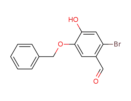3-benzyloxy-6-bromo-4-hydroxybenzaldehyde