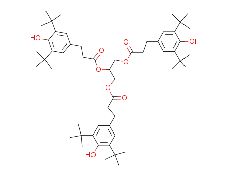 propane-1,2,3-triyl tris(3-(3,5-di-tert-butyl-4-hydroxyphenyl)propanoate)