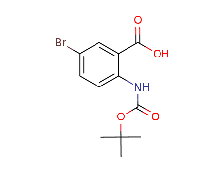 Benzoic acid, 5-bromo-2-[[(1,1-dimethylethoxy)carbonyl]amino]- (9CI)