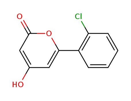 6-(2-Chlorophenyl)-4-hydroxy-2H-pyran-2-one