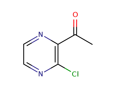Molecular Structure of 121246-90-0 (1-(3-chloropyrazin-2-yl)ethanone)