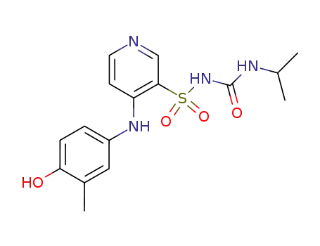 Molecular Structure of 99300-67-1 (4'-Hydroxy TorseMide)