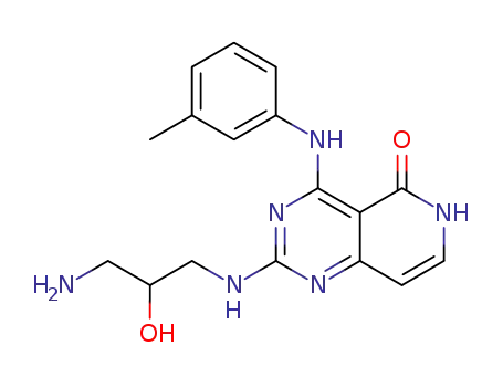 2-((3-amino-2-hydroxypropyl)amino)-4-(m-tolylamino)pyrido[4,3-d]pyrimidin-5(6H)-one