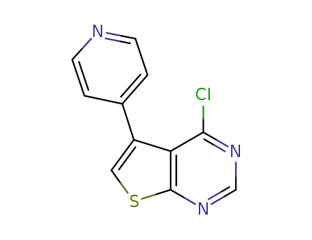 4-chloro-5-(pyridin-4-yl)thieno[2,3-d]pyrimidine