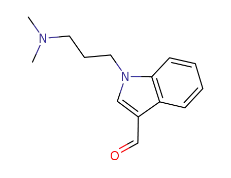Molecular Structure of 169120-64-3 (1-(3-dimethylaminopropyl)-1H-indole-3-carbaldehyde)