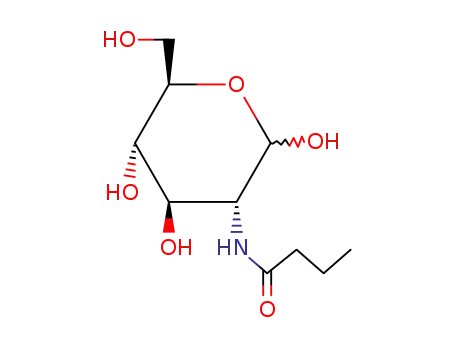 Molecular Structure of 5441-12-3 (N-N-BUTYRYL-D-GLUCOSAMINE)