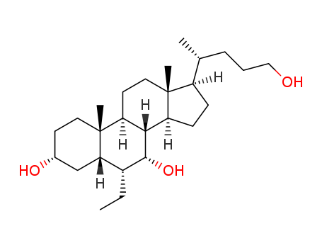 (3α,5β,6α,7α)-6-ethylcholane-3,7,24-triol