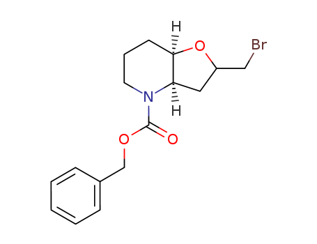 (3aS*,7aS*)-Benzyl 2-(bromomethyl)hexahydrofuro[3,2-β]pyridine -4(2H)-carboxylate