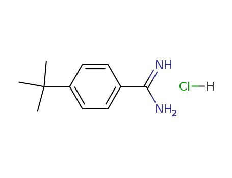 Benzenecarboximidamide, 4-(1,1-dimethylethyl)-,hydrochloride (1:1)