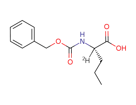 (S)-2-(benzyloxycarbonylamino)-2-deuteropentanoic acid