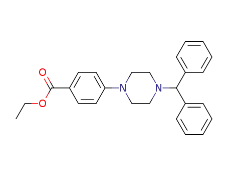 벤조산, 4-[4-(디페닐메틸)-1-피페라지닐]-, 에틸 에스테르