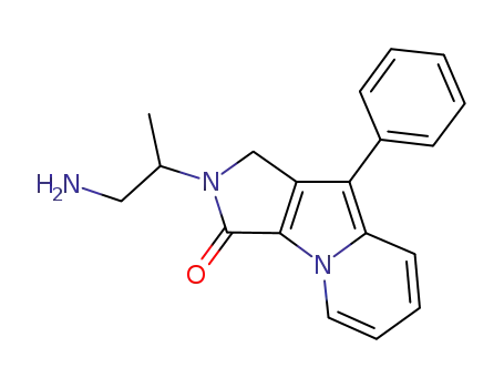 2-(1-aminopropan-2-yl)-9-phenyl-1,2-dihydropyrrolo[3,4-β]indolizin-3-one