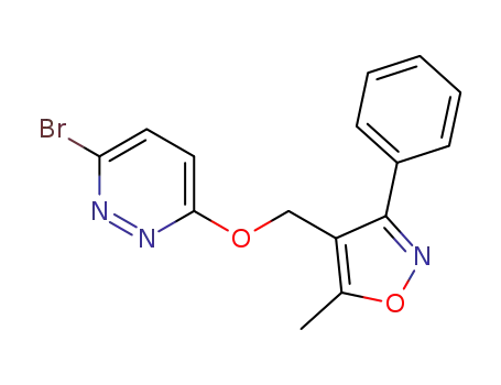 3-bromo-6-(5-methyl-3-phenyl-isoxazol-4-ylmethoxy)-pyridazine
