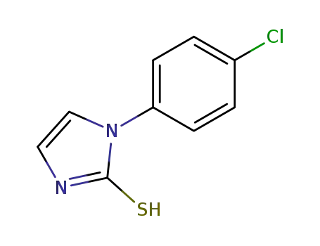 Molecular Structure of 17452-12-9 (1-(4-Chlorophenyl)imidazoline-2-thione)