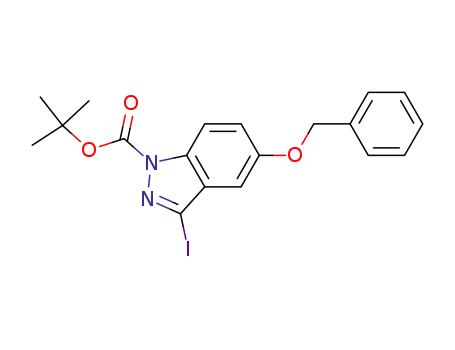 1H-Indazole-1-carboxylic acid, 3-iodo-5-(phenylMethoxy)-, 1,1-diMethylethyl ester