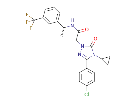 Molecular Structure of 959131-47-6 (C<sub>22</sub>H<sub>20</sub>ClF<sub>3</sub>N<sub>4</sub>O<sub>2</sub>)
