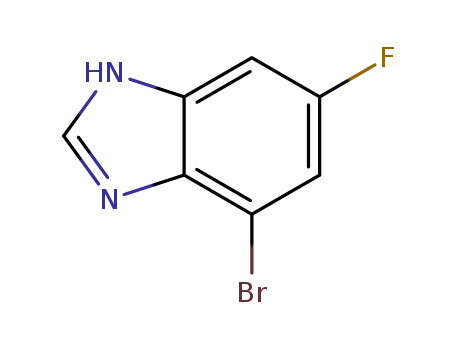 Molecular Structure of 1245642-98-1 (4-Bromo-6-fluoro-1H-benzo[d]imidazole)