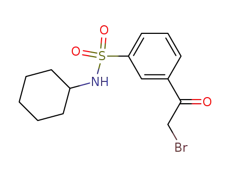 3-(2-bromoacetyl)-N-cyclohexylbenzenesulfonamide