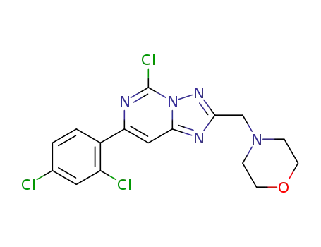 5-Chloro-7-(2,4-dichlorophenyl)-2-(morpholin-4-ylmethyl)[1,2,4]triazolo[1,5-c]pyrimidine