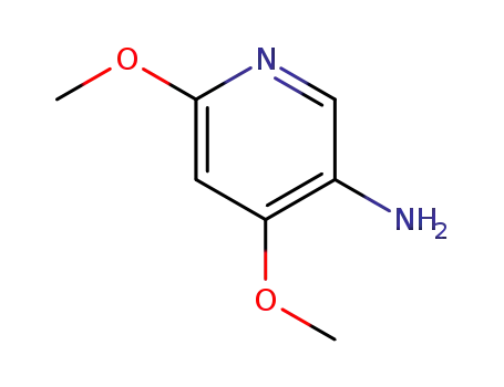 Molecular Structure of 89943-34-0 (4,6-DIMETHOXYPYRIDIN-3-AMINE)