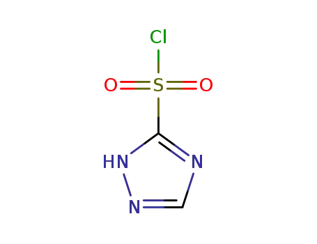 Molecular Structure of 6461-29-6 (2H-[1,2,4]Triazole-3-sulfonyl chloride)