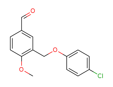 3-(4-CHLORO-PHENOXYMETHYL)-4-METHOXY-BENZALDEHYDE