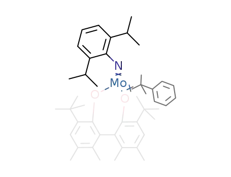 Molecular Structure of 205815-80-1 ((R)SCHROCK-HOVEYDA CATALYST)