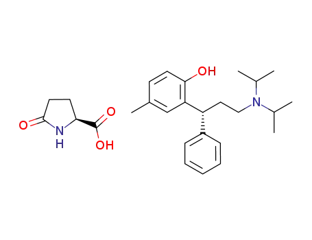 Molecular Structure of 1182264-79-4 (tolterodine L-pyroglutamate)