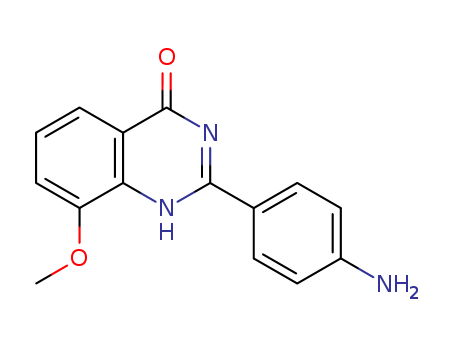 4-1H-QUINAZOLINONE,2-(4-AMINOPHENYL)-8-METHOXY-CAS