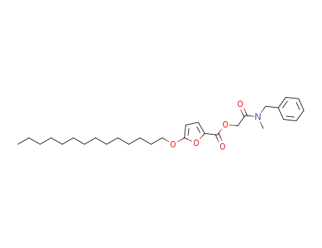 2-(benzyl(methyl)amino)-2-oxoethyl 5-(tetradecyloxy)furan-2-carboxylate