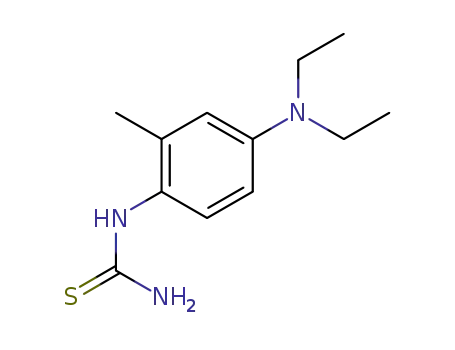 Molecular Structure of 810662-59-0 (1-[4-(diethylamino)-2-methylphenyl]thiourea)