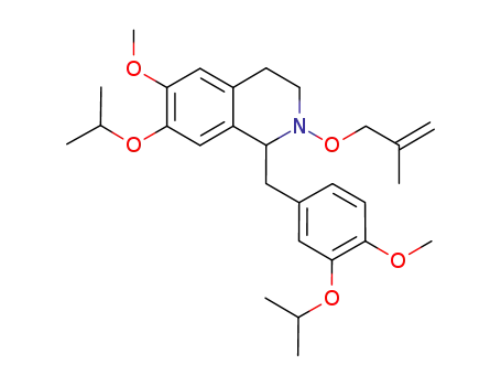 1-(3-isopropoxy-4-methoxybenzyl)-1,2,3,4-tetrahydro-7-isopropoxy-6-methoxyisoquinoline-N-(2-methylallyloxide)