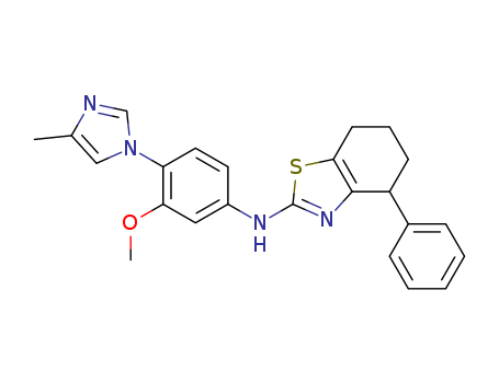 4,5,6,7-Tetrahydro-N-[3-Methoxy-4-(4-Methyl-1H-iMidazol-1-yl)phenyl]-4-phenyl-2-benzothiazolaMine