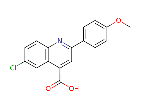 6-CHLORO-2-(4-METHOXYPHENYL)QUINOLINE-4-CARBOXYLIC ACID