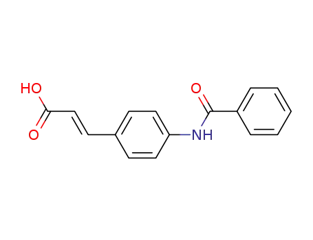 4-benzamino-<i>trans</i>-cinnamic acid