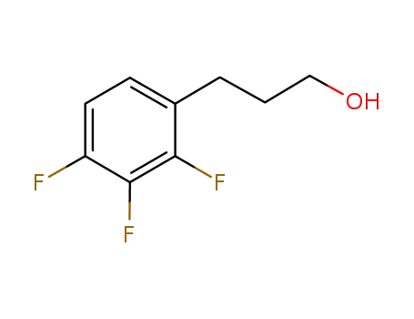 Molecular Structure of 377084-06-5 (3-(2,3,4-TRIFLUORO-PHENYL)-PROPAN-1-OL)