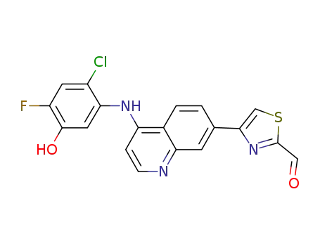 C<sub>19</sub>H<sub>11</sub>ClFN<sub>3</sub>O<sub>2</sub>S